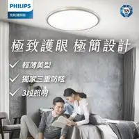 在飛比找momo購物網優惠-【Philips 飛利浦】EyeCare LED 36W超薄