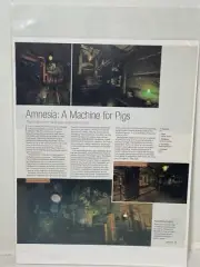 Amnesia a machine for pigs video game Preview magazine article print ad Ephemera