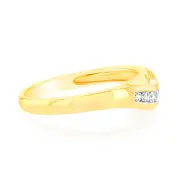 Luminesce Lab Grown 18ct Yellow Gold 1/6 Carat Diamond Ring, Q