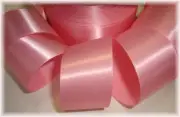 5 YARDS - 1.5" OFFRAY ROSE PINK SINGLE FACE SATIN DESIGNER RIBBON FOR HAIRBOW