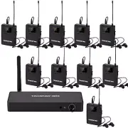 UHF Wireless in-Ear Monitor System Transmitter Receiver for Stage Studio V7W3