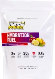 RYNO POWER Hydration Fuels 1LB-HYD-FP 10 Servings Fruit Punch 5101-0014
