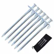 Ground Stakes Hook Landscape Stakes Aluminum Tent Stakes Titanium Tent Stakes