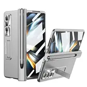 For Samsung Galaxy Z Fold4 5G Foldable Phone Case With Pen Slot - Electroplated