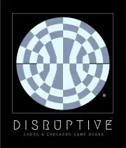 DISRUPTIVE™️ Chess Game Board & Checkers Game Board Variant Art Poster