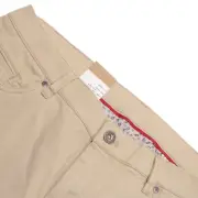 Hiltl NWT 5 Pocket Jean Cut Pants Size 38 Seth In Solid Beige Cotton Blend