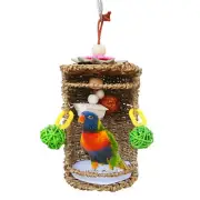 Bird Parrots Nest Snuggle Hut Swing Hammock Tent Cave Breathable Hideaway Toys