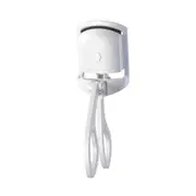 Electric Heated Eyelash Curlers, Mini Electric Eyelash Curler Travel Curler, 24H Natural Curl Color White