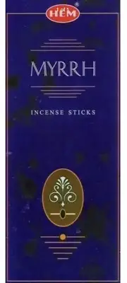 Hem Myrrh 180grans Of Incense Sticks Brand New (25 x 8 Sticks)