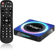 CHROX X88 PRO 13 Android TV Box 13.0, Smart Tv Box RK3528 Quad-Core Cortex-A53 CPU, 2.4Ghz/5Ghz Dual Band Wifi6 8K/4K Ultra HD Resolution Bluetooth 5.0 Set Top Box,4gb+128gb