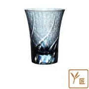 NEW QD-K2 Kiriko Glass Old Glass Cup Traditional Crafts Dishwasher Safe (Ink