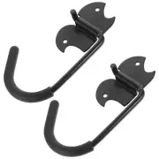 2 Pcs Bike Hook Ceiling Hooks Heavy Duty Upright Stand Ladders Rack