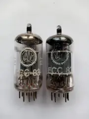 Rzadka zbalansowana para Philips Heerlen Valvo Label ECC83/12AX7 60,61'y