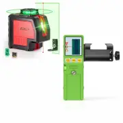 Elikliv 2 Plumb Dots 5 Lines Laser Level - Elikliv Laser Detector for Green B...