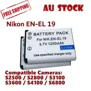 EN-EL19 ENEL19 Battery Nikon CoolPix S2900 S3100 S3200 S3300 S3400 S3500 S3600