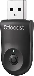 OTTOCAST Mini 2in1 Wireless Carplay Adapter for Apple iPhone with GPS Passthrough, Android Auto Car Adapter, Plug & Play, Convert Wired to Wireless Car Play Dongle to USB& USB-C, No Delay