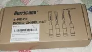 New HURRICANE WOOD CHISEL SET 4 Pieces Cr-V Construction For Woodworking Carving
