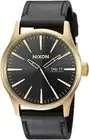 Nixon Sentry Leather A105 Men’s Watch (42mm Watch Face/ 23mm Leather Band)