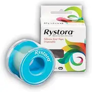 Silicone Scar Tape by Rystora - 25mm x 1.5m Reusable Sheet for Scar Removal & Management (C-Section, Surgery, Burns, Keloids & Acne)