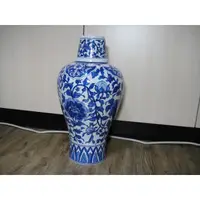在飛比找蝦皮購物優惠-底部有洞 中華陶瓷 青花瓷 花瓶vase Blue and 