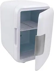 Car Refrigerator, 4L Compact Car Refrigerator, Portable Mini Fridge, Mini Portable Small Refrigerator Cooler and Warmer for Cosmetics Foods and for Vehicles