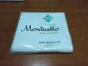 VTG CANNON MONTICELLO Twin Flat Sheet Fine Muslim White NEW IN PACKAGE