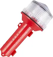 Marine Flares, LED Strobe Boat Light, 8.46in Waterproof IP65 Safety Beacon with Solar Charging, 8-LED Flashlight for Boating, Night Navigation, Outdoor Rescue