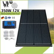350W Fixed Solar Panel Kit Mono Generator Caravan Camping Charger 30A Controller