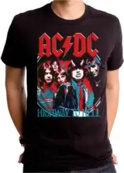 AC/DC - Highway To Hell Black T-Shirt - Size Extra Large XL