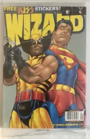 Wizard Comics Magazine September 1998 #85 Polybag Sealed Superman, KISS