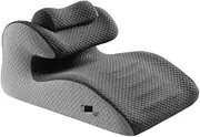 Fenteer Bed Wedge Pillow Memory Foam Sleeping Leaning and Lying Face Down Pillow Prone Stomach Pillow Ergonomic for Bed Sitting up, Gray
