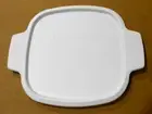 ❤️ 1 CORNINGWARE 1 & 1.5 Qt White PLASTIC COVER A-1-PC Tab Casserole Storage Lid