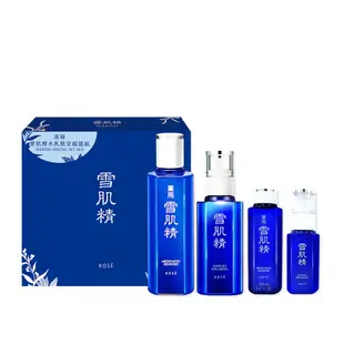 KOSE 高絲 雪肌精水乳雙星禮盒(化妝水一般型200mL+100mL+乳液一般型140mL+70mL)