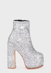 [Lemon Drop by Privileged] Silver Rodgrigo Platform Boots