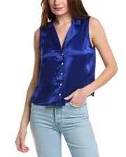 Bella Dahl Notch Collar Button Down Shirt