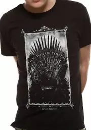 Game Of Thrones - Win Or Die T-Shirt. Medium. Licensed merchandise.