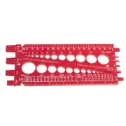 Nut Thread Checker Inch Metric Thread Tester Gauges Measuring ToolsKit