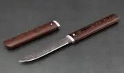 Knife Damsky-2 Damascus steel handle and sheath wenge