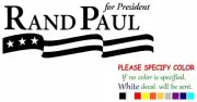 Rand Paul For President #1 Vinyl Decal Sticker Car Window Bumper Wall Laptop 12"