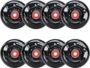 85A Inline Skate Wheels with ABEC-7 Bearing 72mm 76mm 80mm for Roller Hockey Blades Replacement Skating Wheels