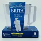 Brita SOHO 5-cup White Plastic Water Filter Pitcher