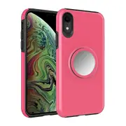 2 Pcs Shockproof Airbag Mirror Case For Iphone Xs Max With Magnetic Holder