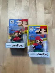 Mario Pixel Amiibo 30th Anniversary Bundle - New NIB - Classic And Modern US /JP