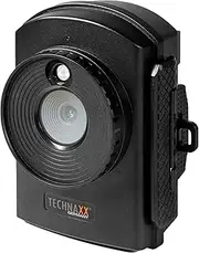 Technaxx TX-164 Time Lapse Camera for Construction, Overview,Nature - Waterproof-Outdoor & Indoor Uses-Built-in Microphone & Speaker-FullHD Video - Make Video or Stop Motion with Timelapse Cam,Black