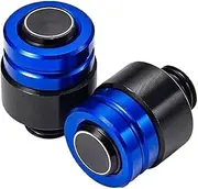 Rearview Mirror Plug Hole Screw Cap Mirror Hole Cover Accessories Compatible with Z900 Z750 Z650 Z800 Z400 250 300 Z1000/SX(Two Blue)
