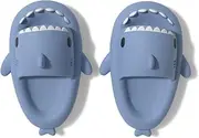 [FJPTREN] Kids Shark Slippers Cloud Shoes Girls Boys Slippers Sandals Cushioned Non Slip Slippers Lightweight Shower Shoes Kids Platform Thick Sole Slides Kids Slip on Sandals