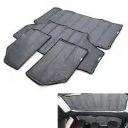 Fits 2012-16 Jeep Wrangler 4dr Roof Sound Hard Top Insulation Deadener Wrap Mat