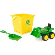 John Deere - Tomy Sandbox Toy Set With Tractor Bucket And Shovel
