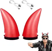 Motorcycle Helmets Horns, Cute Small Devil Horns for Helmets Waterproof, Helmets Decoration Ski Snowboard Accessories Ski Motorcycle Snowboard Helmets Wynott