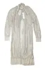 One Grey Day NWT Akers Beige Open Knit Long Duster Cardigan Coat XS NEW